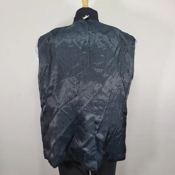 Joseph Feiss Men's Sport Coat‎ Blazer Two Button Navy Blue Wool Twill 50S